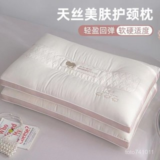 【全場免運】【色彩悅目】親膚枕頭枕芯護頸單個成人專用酒店家用學生宿捨頸椎睡眠單人一對