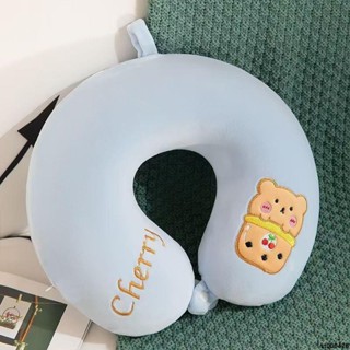 U型枕頭👍 【店鋪熱銷】卡通頸枕u型枕超軟慢回彈毛絨記憶棉車載靠枕辦公室午睡旅行枕