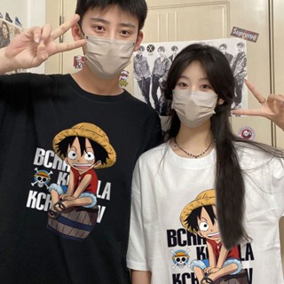 🔥臺灣發貨🔥大尺碼上衣 夏季上衣 卡通上衣 海賊王上衣 印花T恤 男女衕款上衣 寬鬆顯瘦百搭上衣女 動漫週邊 二次元