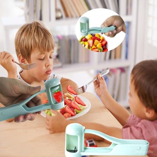 🌈臺灣24H🌷【輕鬆做拚盤】新爆品grape cutter葡萄切片器 水果分割器 鮮果分離器 切水果神器 果肉分離器 W