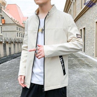 外套 男 春夏款2025春季薄款男士立領 夾克 青年商務休閑韓版修身 上衣 外套男 夏天外套 男生外套 薄外套