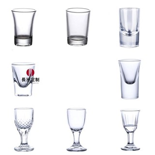 長洲客製化【玻璃杯】玻璃小號高檔白酒杯 子彈杯 一口杯 烈酒杯 餐廳飯店專用可訂製logo
