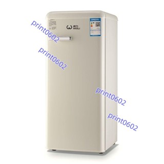 威力冰箱家用冷凍冷藏復古定頻直冷出租房雙門小戶型電冰箱多開門不含運費 下單聯繫客服