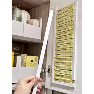 限時特賣✨電器櫃 餐邊櫃 櫥櫃 廚房收納櫃 廚房置物櫃 櫥櫃內包邊條櫃門置物架收納壁掛膠囊咖啡茶包雜物鏡櫃窄長型長條 R