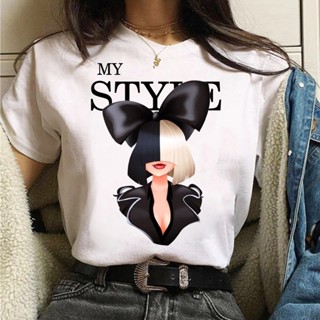 夏季歐美時尚女孩印花短袖白色T恤學生體恤衫上衣INS個性Tshirt