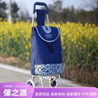 【傢之派】買菜車小拉車折疊買菜便攜式爬樓梯購物車拉桿車家用購物兩輪霆晟