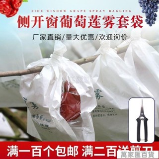 萬家匯各種防❥❥蓮霧套袋防蟲袋專用葡萄釋迦紙袋防雨防水水果袋子包果袋保護蓮霧