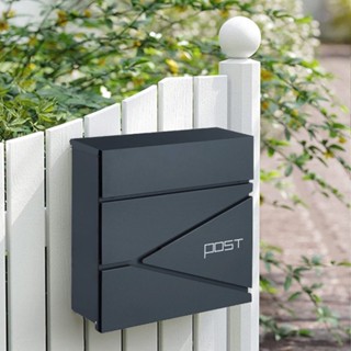 【小貴】家用新品 信報箱歐式現代別墅室外信箱大號意見箱戶外信件箱創意訂製箱質感優品
