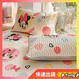【店內熱賣】免運迪士尼乳膠枕套 冰絲枕頭套 涼感枕巾 防口水枕芯套 防頭油 抑菌防蟎 48X74cm 無拉煉 親膚 居家