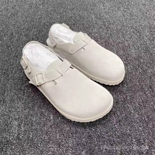 春夏新款🤩 全尺碼 實拍 上新 純色百搭勃肯鞋2025年新款真皮牛勃肯厚底軟木包頭涼鞋半拖鞋