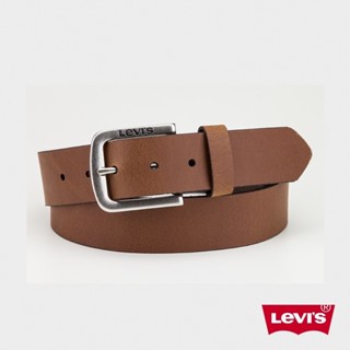 Levis 真皮皮帶 / 精工Logo鐫刻釦頭 棕 男款 38016-0195 人氣新品