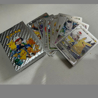 寶可夢卡牌跨境神寵金箔卡口袋妖怪閃卡寶可夢卡片動漫金卡銀卡