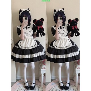 🔥台灣出貨🔥地雷系 地雷系女裝 小眾女裝 哥特裝 原宿風 【小女僕】~新品原創設計洋裝甜美可愛女僕op連衣裙夏裝