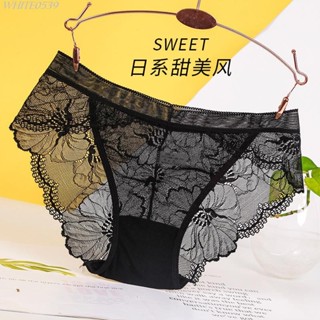 超值推薦TW0329❥新款透明網紗無痕內褲女 大尺碼迷人蕾絲流行三角褲 棉質內襠 輕薄透明 裸感親膚 舒適包臀內褲 多色