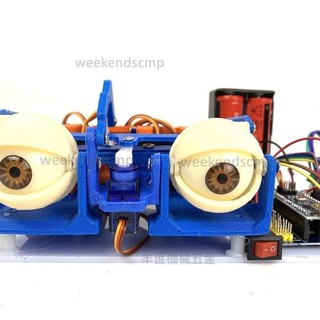 arduino可程式設計移動機器人仿生眼睛科學小實驗玩具男孩黑科技網紅豐匯機械五金