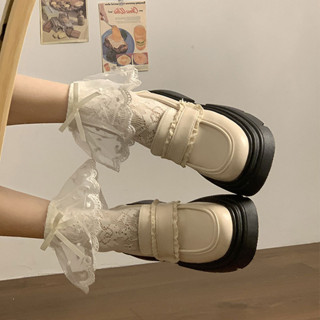 女鞋✨免運 實拍 上新✨ 樂福鞋 小皮鞋 單鞋 學院風英倫風配裙子小皮鞋新黑色鞋子百搭單鞋厚底樂福鞋女