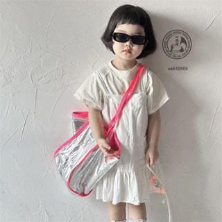 🎒精緻童包🎒韓版男女童單肩包時尚創意雙麵大容量小孩斜挎包洋氣字母兒童包包