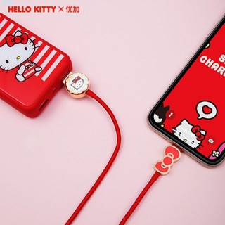 寶仔🌈🌈HelloKitty適用TYPE-C數據線 2米3D貓頭鋅合金快充電線