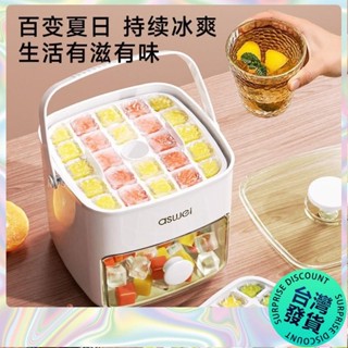 【🔥臺灣發貨🔥】⚡ 限量購 矽膠造型製冰盒 製冰盒 按壓冰塊盒 帶蓋冰塊盒按壓冰格冰塊模具製冰盒凍冰球神器儲存大容
