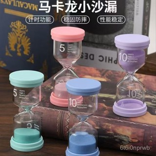臺灣出貨兒童時間沙漏計時器學生創意桌麵擺件3分鍾刷牙計時迷你漏鬥流沙 91AP
