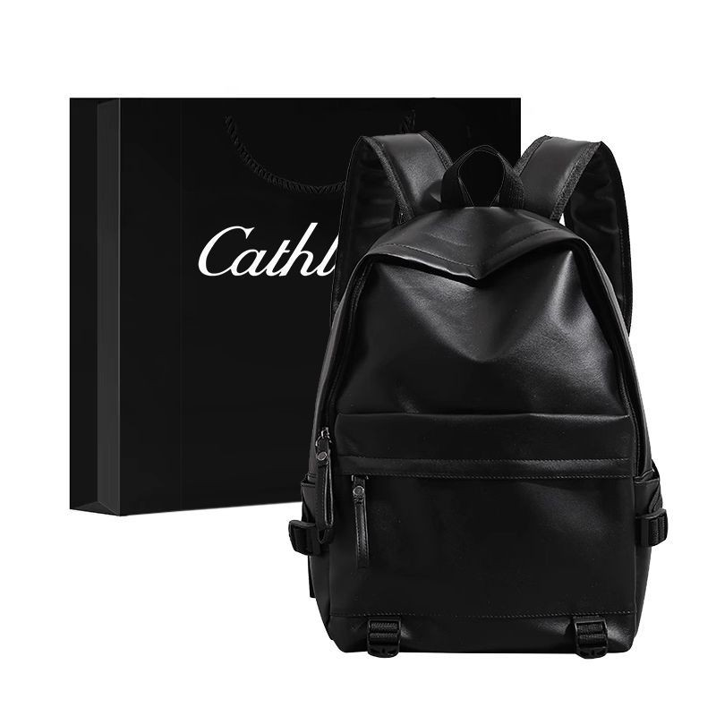 桃園出貨👜  新款包包 凱思琳雙肩包 校園學生書包 新款軟皮簡約大容量電腦包 休閒旅行背包 後背包 書包