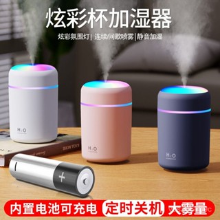 🌈臺灣出貨🌈 臥室房迷你加濕器USB大霧量家用桌麵車載加濕器靜音充電房間香薰