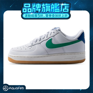 Nike Air Force 1 Low '07 女 白綠 經典 穿搭 運動 休閒鞋 DD8959-110