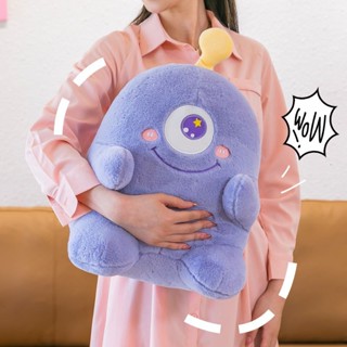 521可愛小怪獸毛絨玩具 外星人玩偶 靠墊公仔 大眼怪抱枕 睡覺抱枕 兒童佈娃娃 生日禮物 女 情人節禮物 畢業禮物