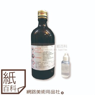 【紙百科】玻璃罐裝POLY膠/保利膠(500ML),附20c.c.硬化劑(灌模/製作模型/美術創作/公仔/染色)