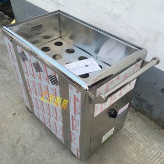 「可開發票」不銹鋼燃氣熟籠車小蒸籠保溫早茶點心車港式早茶點心車送餐手推車 不含運