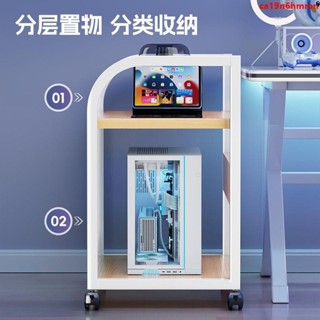 移動主機架 主機支架 可移動電腦 主機托架 辦公室 列印機置物架 家用帶輪臺式機箱收納支架