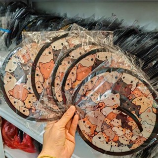 臺灣出貨 夏季折疊小團扇手持旋轉圓扇扭扭口袋扇兒童三麗鷗卡通可折疊扇子