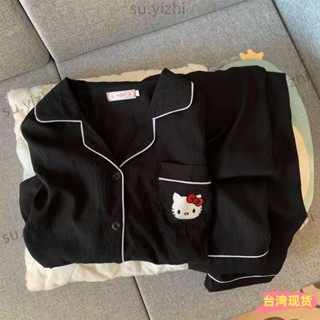 全網低價🌸新款純棉Hellokitty睡衣女士ins風夏季短袖短褲可愛卡通學生家居服套裝