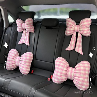 🚗真的很舒服🛒四季通用汽車頭枕夏季舒適車用座椅護頸枕腰靠墊時尚女神車載靠枕汽車枕頭 汽車靠墊 記憶枕 汽車靠枕 枕頭