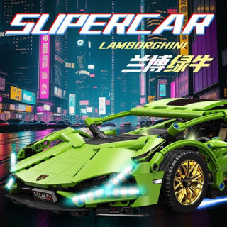 阿波羅太陽神 積木 車 積木 3D立體積木 跑車模型 模型 模型 積木玩具 電鍍版 賽車積木 機械玩具 生日禮物