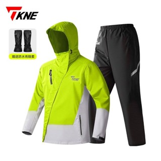 桃園發貨可開票【店鋪熱銷】TKNE電動摩託車雨衣騎士騎行服機車摩旅防暴雨披騎手單人分體套裝