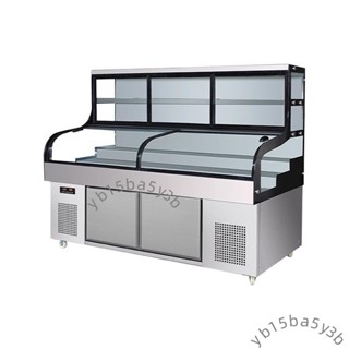 三溫五層階梯點菜櫃冰臺冷藏冷凍飯店明檔展示櫃商用燒烤展示櫃（不含運）