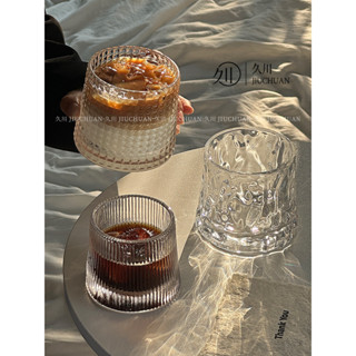 ZERO LIGHT不規則濃縮冰美式拿鐵杯咖啡杯牛奶冷萃杯飲品杯威士忌酒杯玻璃杯