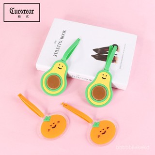 行李箱必備吊牌🎇新品卡通牛油果行李牌pvc行李牌箱包吊牌登機牌行李牌 行李箱吊牌 行李箱掛牌