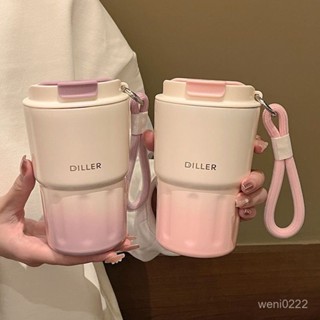 304不鏽鋼隨行咖啡杯 340ML 咖啡杯 保溫咖啡杯 保溫杯 隨行杯 咖啡杯 按壓式便攜水杯 保溫杯 辦公室水杯