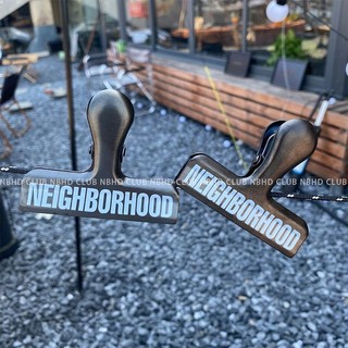 潮牌NEIGHBORHOOD密封夾食品夾金屬夾子咖啡夾黑色三個裝1