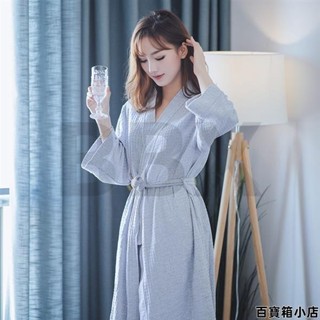 居家睡袍 情侶浴袍 情侶睡衣 溫泉浴衣 浴巾可穿可裹 春秋新款睡袍寬鬆華夫格男女浴袍酒店浴袍春夏晨袍情侶睡衣