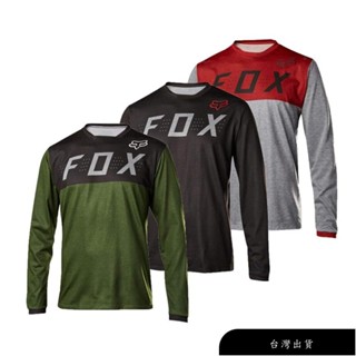 【免運】2021 全新男士 FOX 山地速降長袖騎行服上衣自行車 DH RBX 騎行賽車越野越野摩托車騎行服