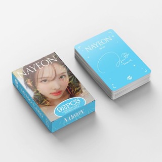 臺灣現_貨🔥92張TWICE成員Nayeon林娜璉單人小卡雙面LOMO卡卡片自制收藏卡 小羊咩咩困