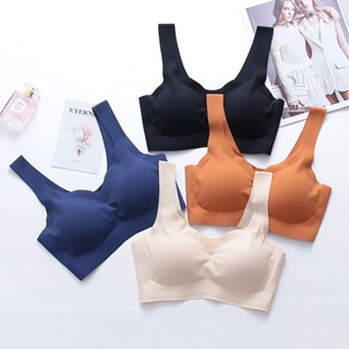 📢限時促銷日系多色 安心一片式 無痕集中爆乳睡眠無鋼圈瑜伽運動女士內衣NY775