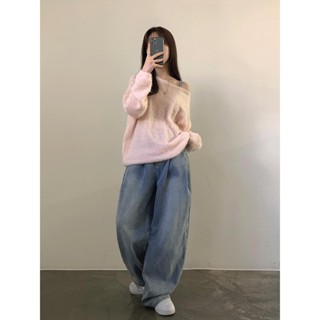 Codibook｜韓國 ondeed 復古水洗打褶寬版牛仔褲［預購］牛仔褲 女裝