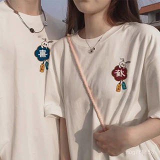 臺灣現貨【情侶裝】夏天短袖 純棉T恤 潮牌衣服 情侶套裝 男生T恤 短袖上衣 女生上衣 寬鬆T恤 韓版上衣 短袖T恤女