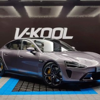 小米 su7合金車模汽車模型24模擬收藏擺件海灣男孩禮物男生禮物生日禮物