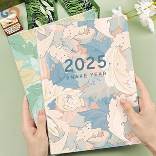 【臺灣24H出貨】2025 A4/45 日程規劃器組織者日曆日記每月/每日/週計劃筆記本效率手冊輕巧便攜寫生本文具