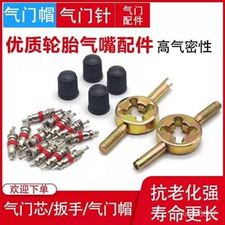 🔥臺灣熱賣🔥輪胎氣門芯氣門扳手氣門針摩託車電動車自行車汽車內胎氣門嘴帽